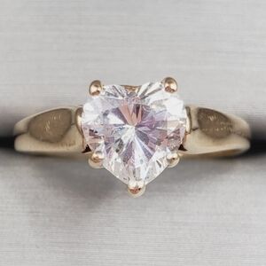 Yellow Gold Heart Ring